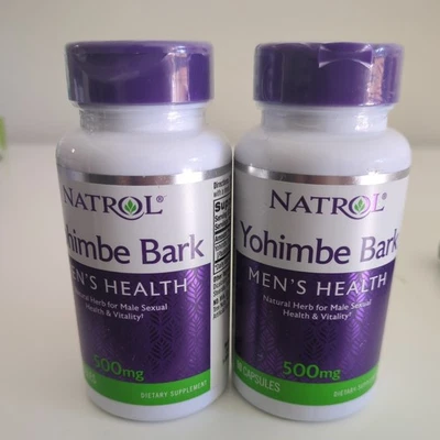 Natrol Yohimbe кора 500 мг мужское здоровье, 90 капсул  - Изображение 1 из 4