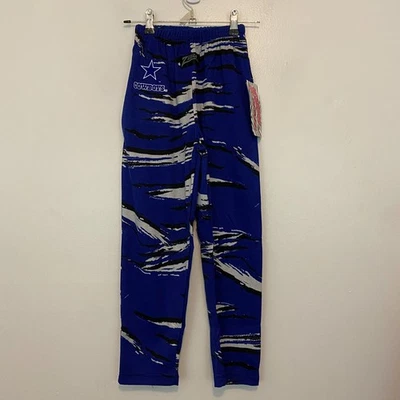 Vintage 90s Zubaz Kids Pull On Pants Dallas Cowboys Size 7 - Image 1 of 4
