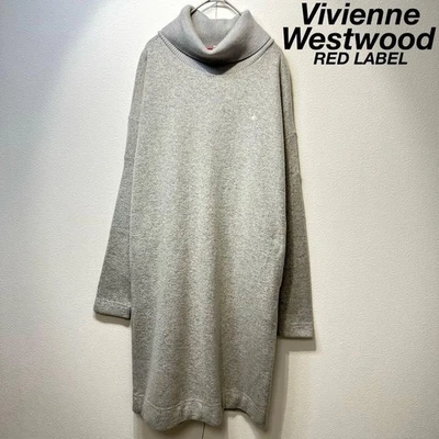 Vivienne Westwood красный ярлык свитер водолазка вязаное платье - Изображение 1 из 4