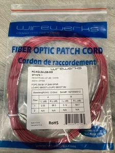 Wirewerks 9m Fiber Optic Patch Cord - Photo 1/8