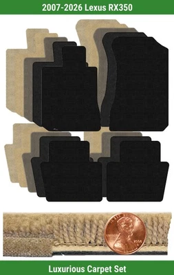 Juego de alfombrillas Lloyd Custom Luxe para Lexus RX350 2007-2026 (4 piezas) #VRY Foto 1 de 4