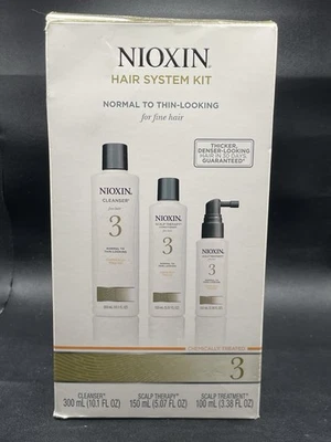Nioxin Hair System Kit 3 (Full Size) Chemically Treated - Thinning Fine Hair - Image 1 of 4