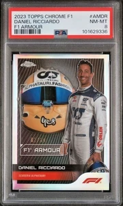 2023 Topps Chrome Formula 1 Daniel Ricciardo F1 Armour 02/50 - Picture 1 of 2