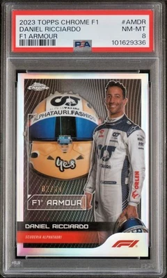 2023 Topps Chrome Formula 1 Daniel Ricciardo F1 Armour 02/50 - Image 1 of 2