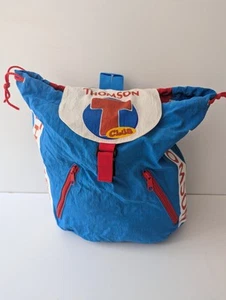 Vintage Thomson Holiday Big T Club Bag Backpack Rare Holidays Collectable - Picture 1 of 6