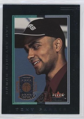 2001-02 Fleer Genuine Genuine Upside /1000 Tony Parker #149 Rookie RC HOF - Image 1 of 2