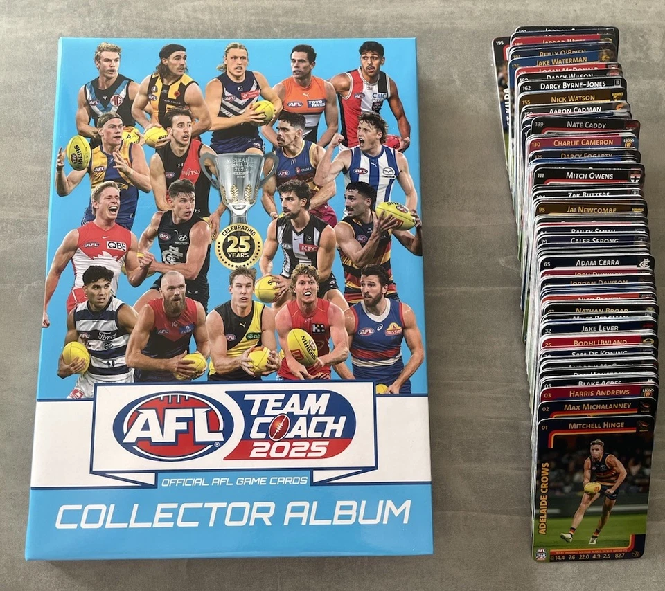 2025 AFL Teamcoach Complete Common Set In Folder/Album - image 1 of 1