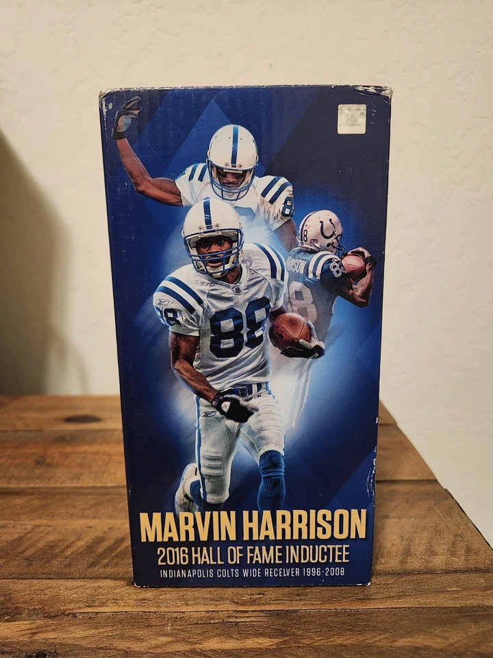Marvin Harrison Indianapolis Colts Exclusivo Salón de la fama Bobblehead NFL Fútbol Foto 1 de 4