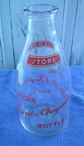 Vintage milk bottle Quart The Bryant & Chapman CO. great color - A1 - Picture 1 of 4