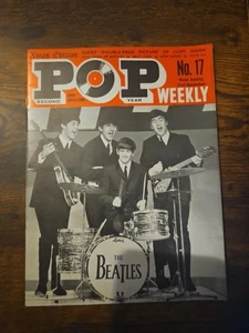 Pop Weekly Magazine Beatles 1963 No.17 - Picture 1 of 2