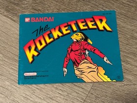 The Rocketeer Instruction Manual Booklet Only Nintendo Nes Authentic