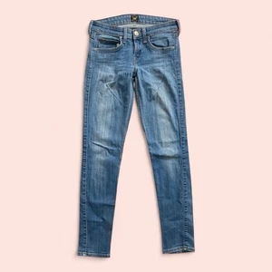 LEE Womens Lynn Skinny Jeans W25 L31 Blue Cotton Low Rise - Picture 1 of 7