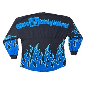 Walt Disney World Hercules Hades Spirit Jersey Adult Small Black Flames Villains - Picture 1 of 9