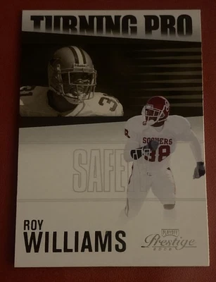 2006 Playoff Prestige Roy Williams Turning Pro Dallas Cowboys - Image 1 of 2