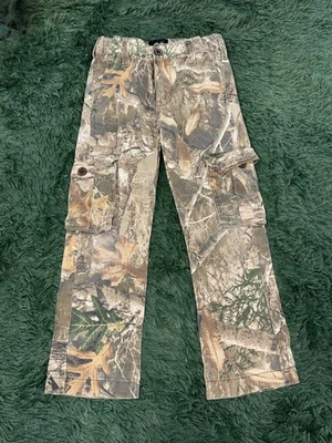 Realtree Camouflage Cargo Pants Boys Youth Size 8 - Medium - Image 1 of 4