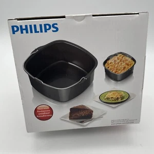 Philips Viva Collection Air Fryer Nonstick Baking Accessory Pan Basket HD9925/00 - Picture 1 of 3