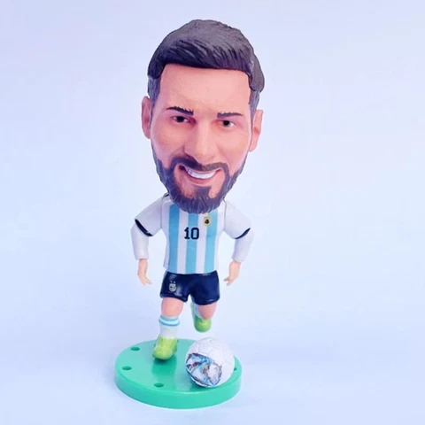 Lionel Messi Action Figure Argentina Statue Model Messi Fans Gift Home Decor Toy Cover