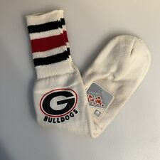 New Vintage Georgia Bulldogs UGA Tube Socks  Dawgs Football Gameday Frat NOS