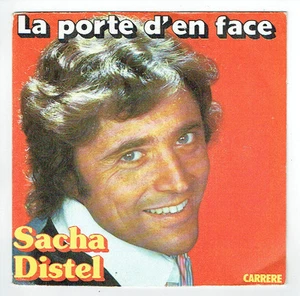 Sacha Distel Vinyl 45 RPM Sp 7 " La Door D'Face - Carrere 49.264 F Reduced - Picture 1 of 2