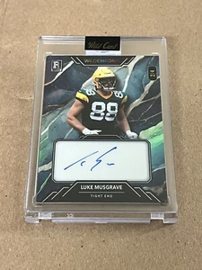 Rare 2/4 LUKE MUSGRAVE AUTOGRAPH Rookie Wild Card WILDCHROME - Picture 1 of 3