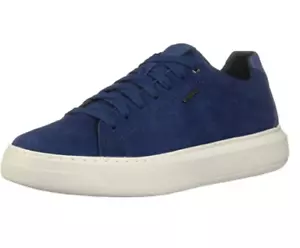 GEOX Men's U Deiven B Low Top Sneakers, Blue Jeans - Picture 1 of 11