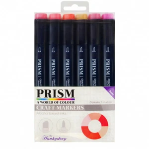 Hunkydory - Prisma Handwerk Marker Set 7 - rot x 6 Stifte - PCM07 - Bild 1 von 1