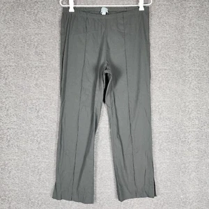 Verge Acrobat 7/8 Pants Womens Size 10 Grey Elastic Waist Stretch - Picture 1 of 11