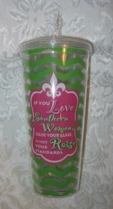 NIB ~ Fleur de lis IF YOU LOVE SOUTHERN WOMEN Insulated Tumbler ~ 7.75" - Picture 1 of 4