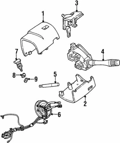 Interruptor multifunción OEM NUEVO Ford 95-02 Crown Victoria Town Car YW3Z-13K359-AB Foto 1 de 1