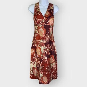 Loft Babydoll Slip Dress | 8 | Silk Blend Floral | Forest Fairy Whimsy Coquette - Picture 1 of 11