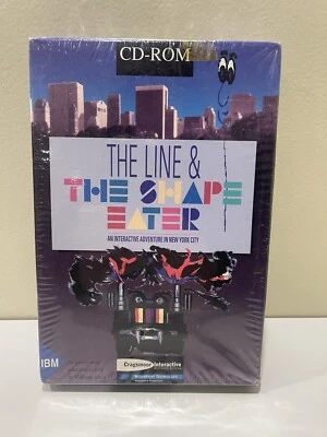 The Line & The Shape Eater CD ROM RadioShack/Tandy Software IBM PC - Image 1 of 4