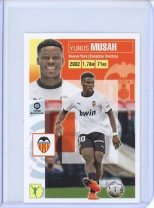 Pegatina de radiocontrol Panini La Liga Este 2020-21 cuarto Yunus Musah novato Valencia USMNT! - Imagen 1 de 2