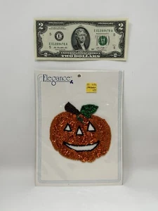 Elegance Jack Junior Pumpkin Sequin Applique/Patch - Multi Colors VTG - Picture 1 of 2