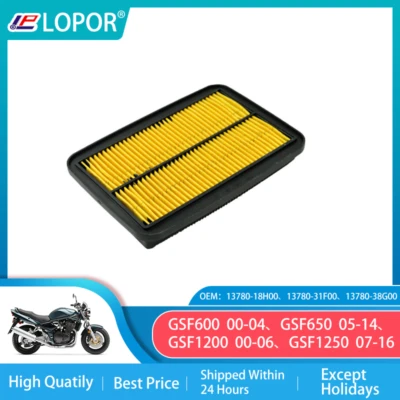 Filtro de aire limpiador para Suzuki GSF1200 Bandit 00-04 GSF1200 K5,K6 Bandit 2005-06 Foto 1 de 4