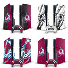 OFFICIAL NHL COLORADO AVALANCHE VINYL SKIN FOR SONY PS5 SLIM DISC EDITION BUNDLE