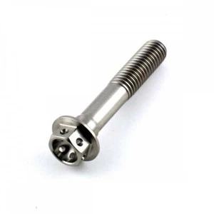 Perno de cabeza hexagonal con brida de carrera de acero inoxidable M8 x 1,25 mm x 45 mm - Imagen 1 de 1