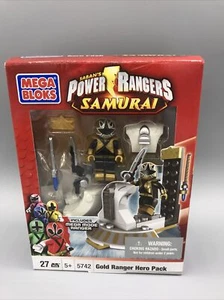 Mega Bloks 5742 Gold Power Rangers Hero Pack Samurai NIB RARE - Picture 1 of 4