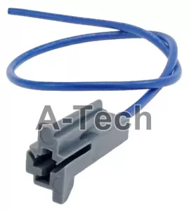 NEW Pigtail 1-Wire Gray Choke Thermostat Connector for GM Dorman 85113 84038 - Picture 1 of 3