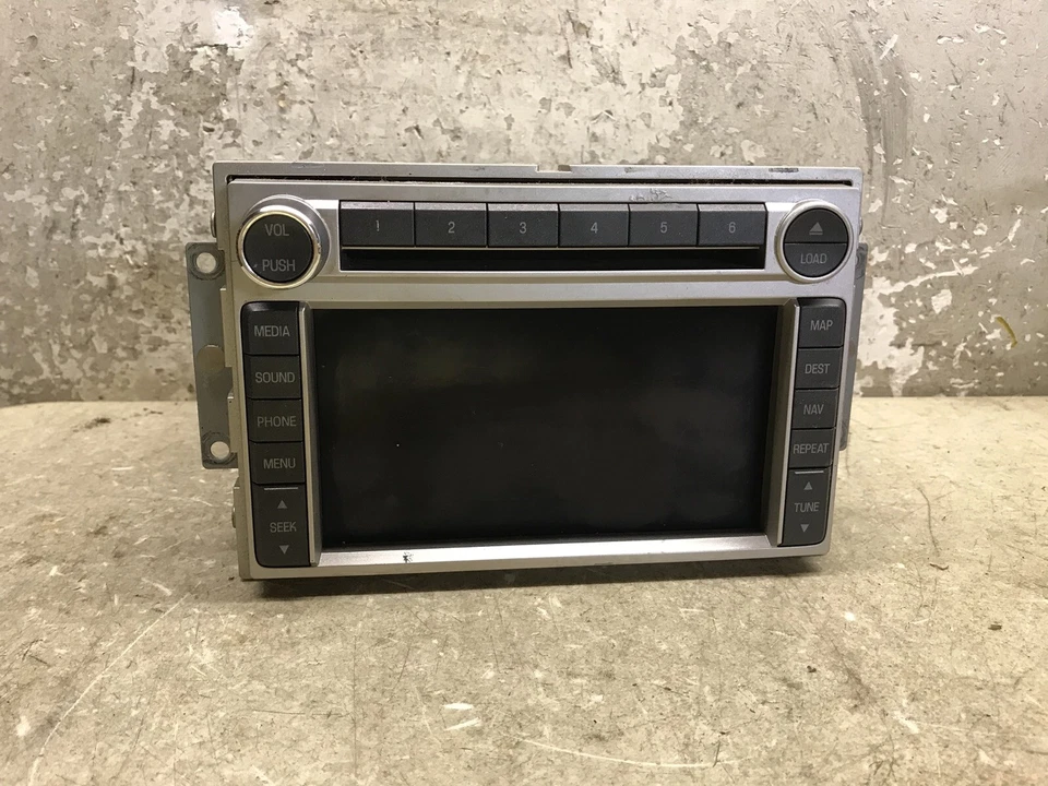 08 Lincoln MKX Unidad de Pantalla de Tablero Radio 8A1T-18K913-CA Foto 1 de 2