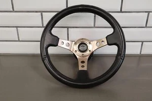 2201 Mazda Miata NB Aftermarket NRG "Deep Dish" Steering Wheel W/Quick Release - Picture 1 of 18