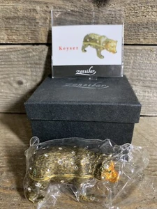 NEW Jeweled Keyser Bear Trinket Box Figure ZANZIBAR W/Box No 71 - Picture 1 of 3