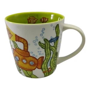 Starbucks 2010 Sea Turtle Whale Ocean Submarine Fish Coffee Mug Cup Bone China - Picture 1 of 12