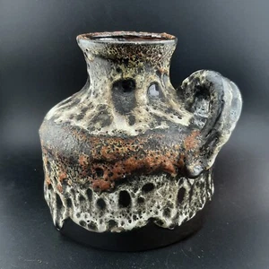 Ruscha Art, Fat Lava Henkelvase 362, Krug, Keramik, 1970er, West-Germany, H=17cm - Picture 1 of 17
