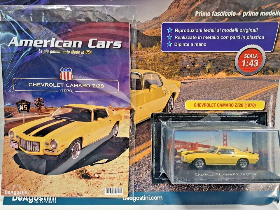 AMERICAN CARS N. 1 CHEVROLET CAMARO Z/28 1970  -PRIMA USCITA - Immagine 1 di 1