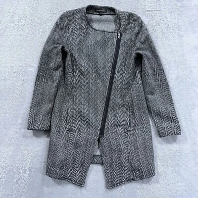 Chaqueta Banana Republic Para Mujer XS Espiga Asimétrica Cremallera Moto Foto 1 de 4