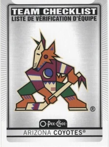 21-22 2021-22 OPC Arizona Coyotes Team Lista de verificación #552 - Imagen 1 de 1