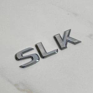 1998-2004 Mercedes-Benz SLK 230 Kompressor Emblem Letters Rear Tailgate Chrome - Picture 1 of 9