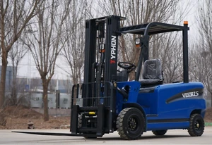 New TYPHON VIGOR 2.5 Blue Electric Forklift 5511 lbs Lifter Lift Truck Jitney - Picture 1 of 24