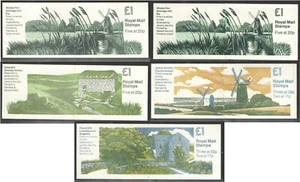 FH18 to FH22 Mills Series £1 folded booklets. Each sold separately. - Picture 1 of 6