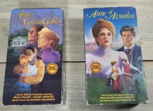 Anne of Green Gables & Anne of Avonlea VHS Pair - 4 Total Tapes Disney Classic - Picture 1 of 2